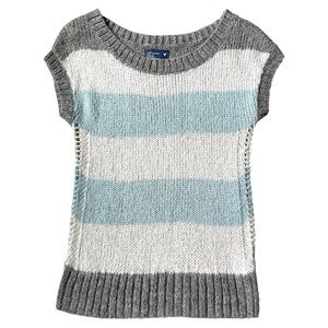 American Eagle Wool Mohair Blend Cap Sleeve Sweater Medium